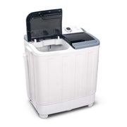 Devanti Portable Washing Machine Twin Tub 4.6KG White PWM-T-98-WH