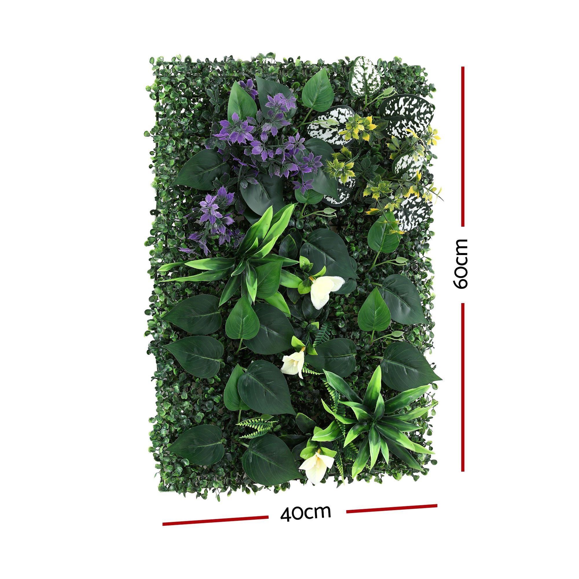 Gardeon 4PCS Artificial Plant Wall Panels 40X60CM Boxwood Panel Hedge Grass Backdrop Backyard Green Decor PWP-40X60-PU-4X