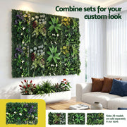 Gardeon 4PCS Artificial Plant Wall Panels 40X60CM Boxwood Panel Hedge Grass Backdrop Backyard Green Decor PWP-40X60-PU-4X