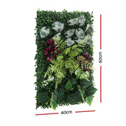 Gardeon 4PCS Artificial Plant Wall Panels 40X60CM Boxwood Panel Flower Backdrop Backyard Green Decor PWP-40X60-RD-4X