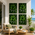 Gardeon 4PCS Artificial Plant Wall Panels 40X60CM Boxwood Panel Leaf Backdrop Backyard Green Decor PWP-40X60-WH-4X