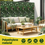 Gardeon Artificial Plant Wall Panels 50X100CM Boxwood Panel Hedge Grass Backdrop Green Decor Backyard PWP-50X100-WH