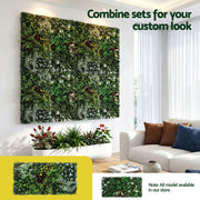 Gardeon Artificial Plant Wall Panels 50X100CM Boxwood Panel Hedge Grass Backdrop Backyard Green Decor PWP-50X100-YE