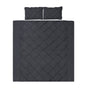 Giselle Bedding Quilt Cover Set Diamond Black Super King QCS-DIAM-BK-SK