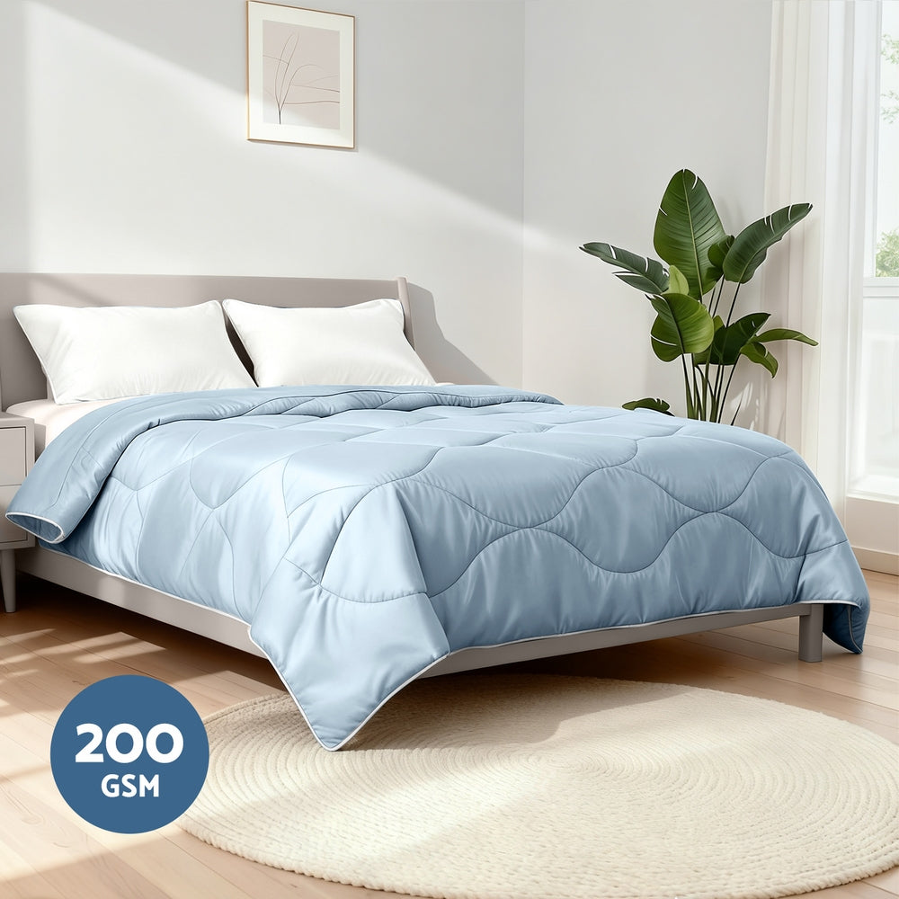 Giselle Tencel Quilt 200GSM Summer Quilts Comforter Doona Light Weight Soft Throw Blanket Double