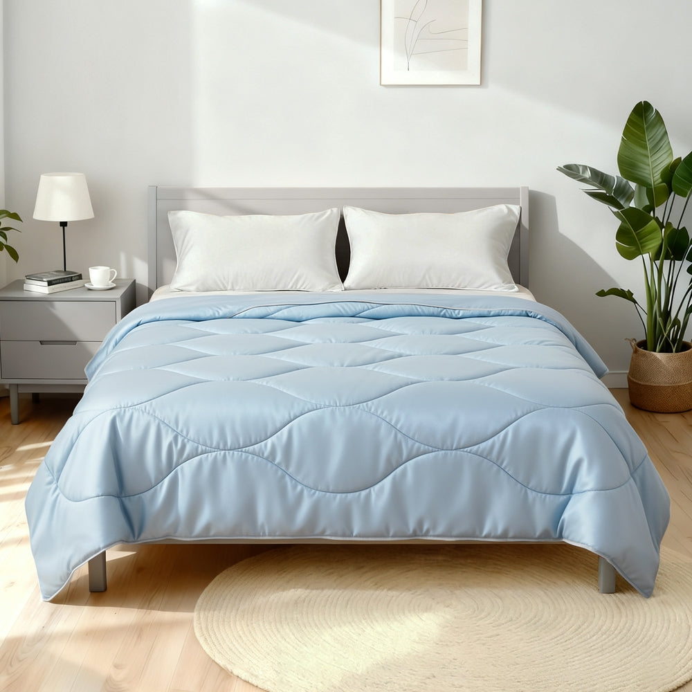 Giselle Tencel Quilt 200GSM Summer Quilts Comforter Doona Light Weight Soft Throw Blanket Double QUIILT-TC-200-D