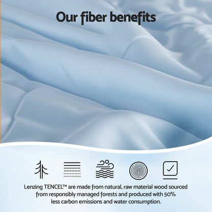 Giselle Tencel Quilt 200GSM Summer Quilts Comforter Doona Light Weight Soft Throw Blanket Queen QUIILT-TC-200-Q