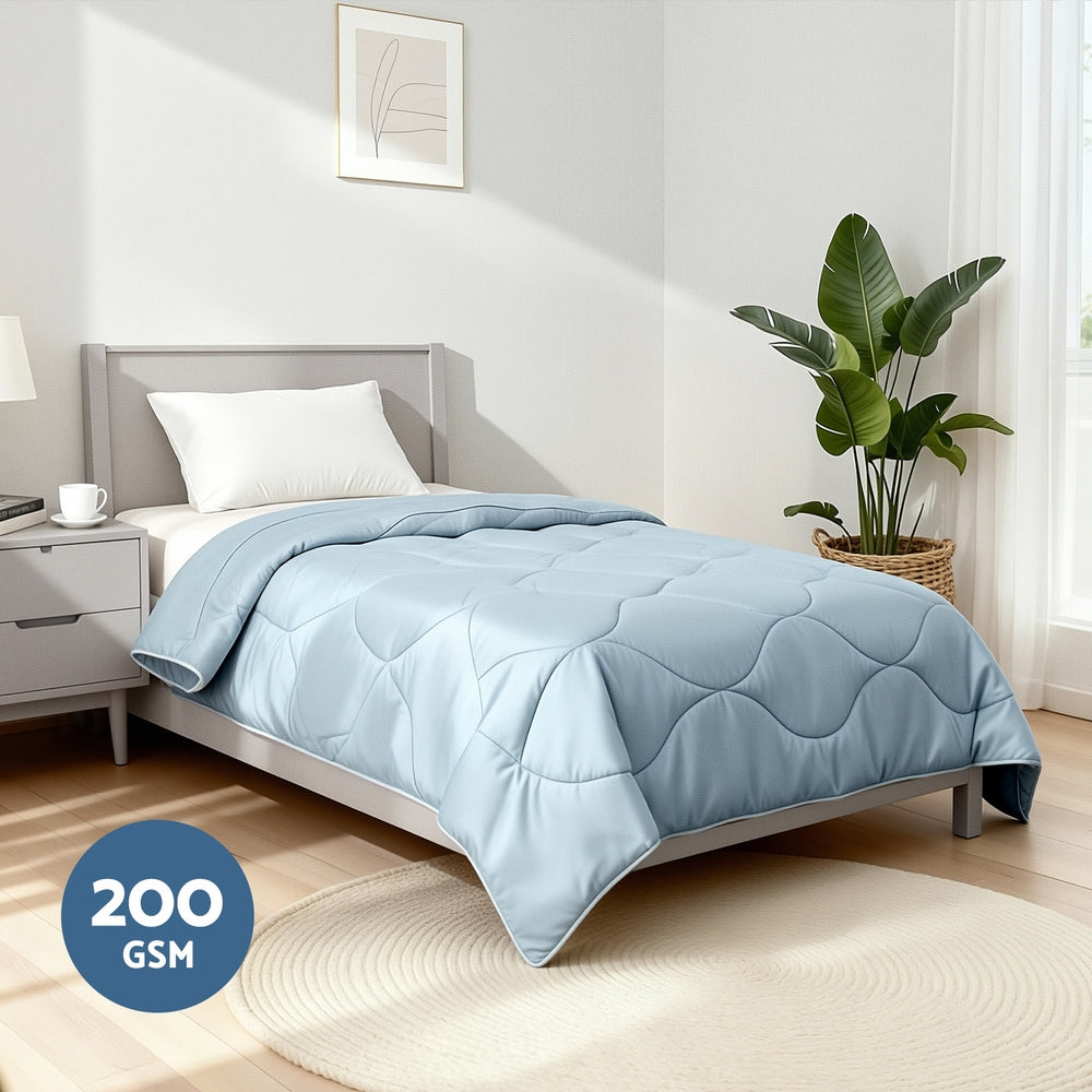 Giselle Tencel Quilt 200GSM Summer Quilts Comforter Doona Light Weight Soft Throw Blanket Single