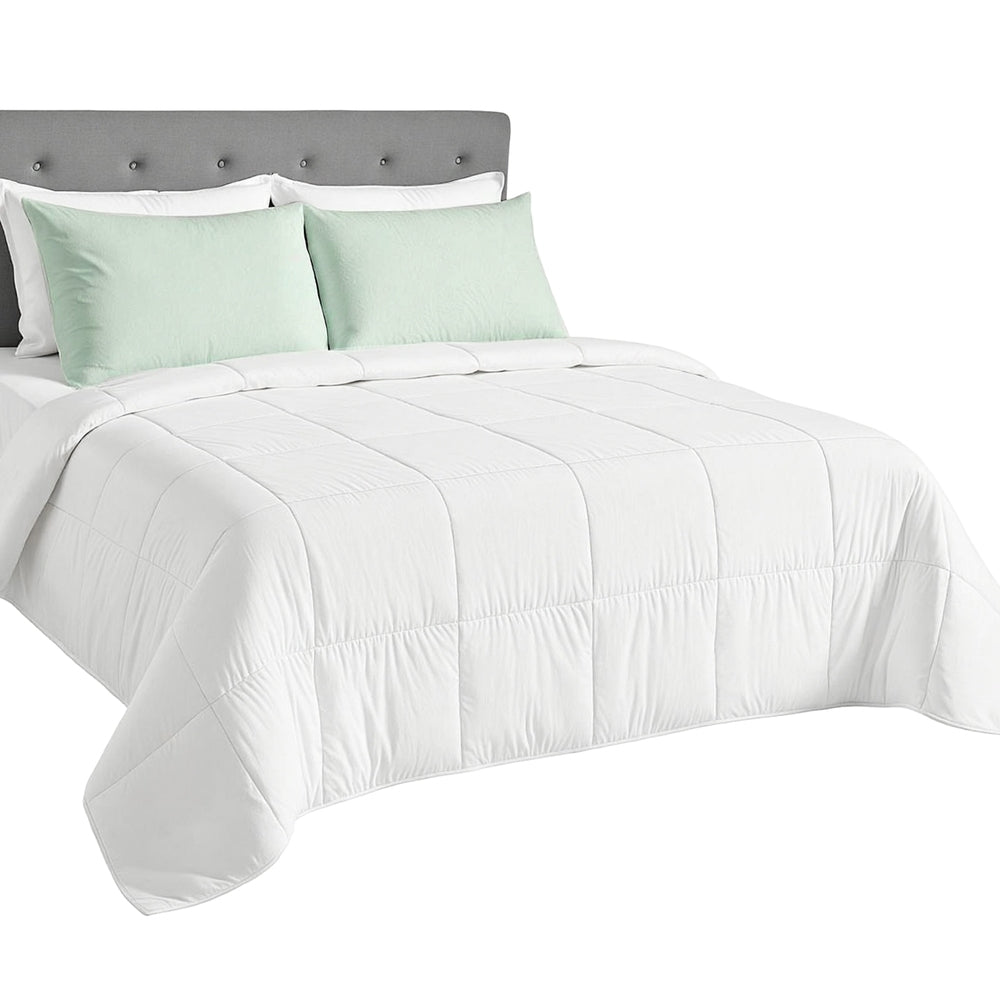 Giselle Bedding 200GSM Bamboo Quilt Summer Quilts All Season Doona Duvet Lightweight Super King QUILT-BAM-200-SK