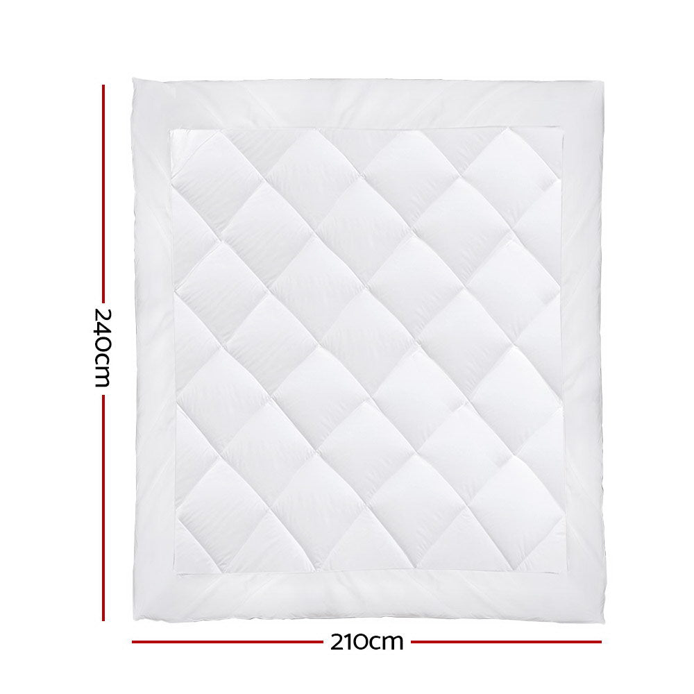 Giselle Bedding 400GSM Microfibre Bamboo Quilt King QUILT-BAM-400-K