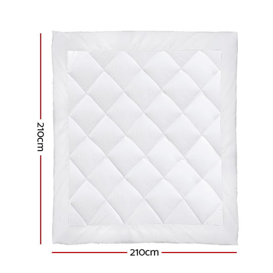 Giselle Bedding 400GSM Microfibre Bamboo Quilt Queen QUILT-BAM-400-Q