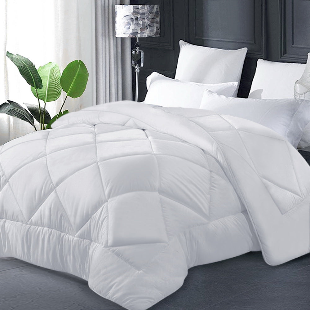 Giselle Bedding 400GSM Microfibre Bamboo Quilt Super King QUILT-BAM-400-SK