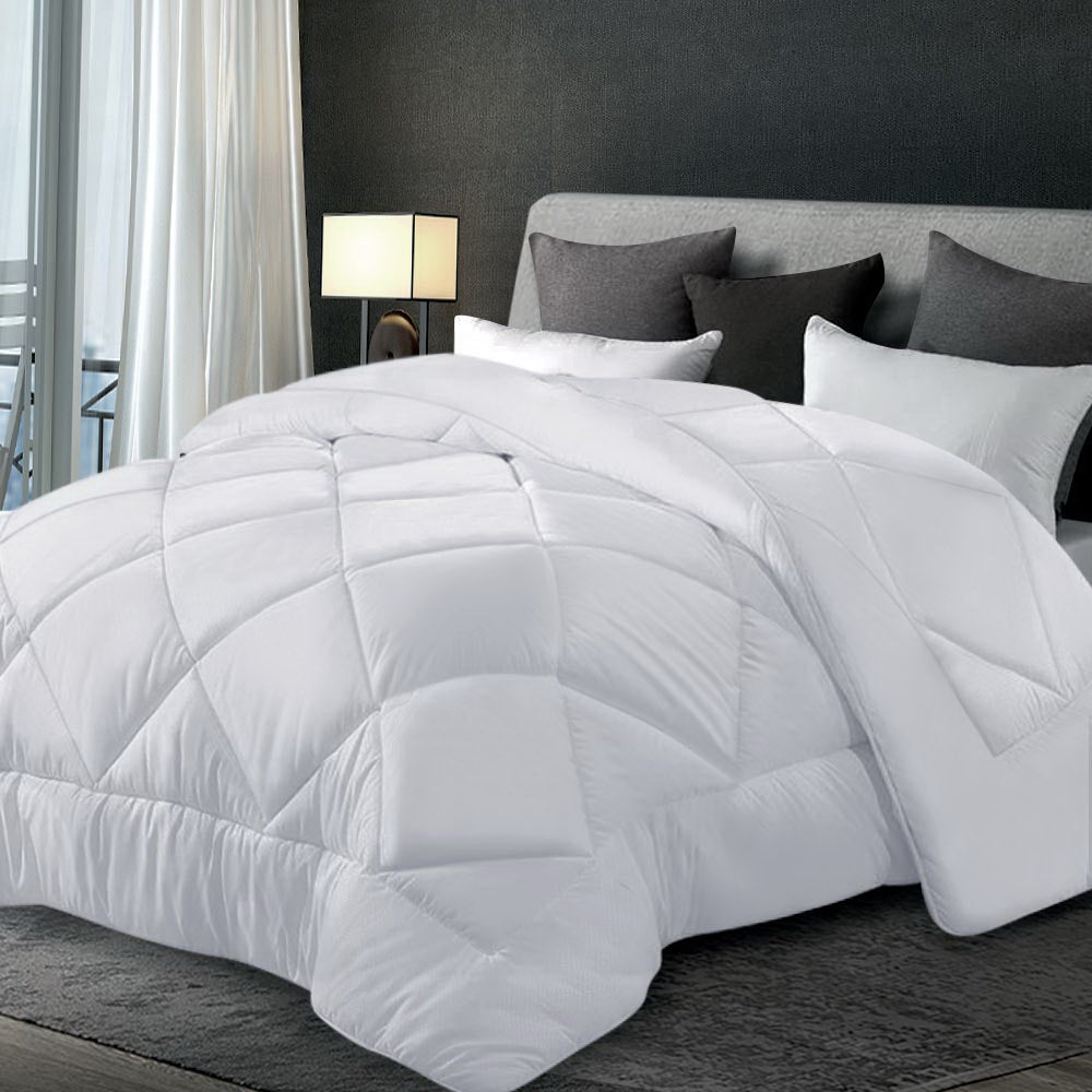 Giselle Bedding 700GSM Microfibre Bamboo Quilt King QUILT-BAM-700-K