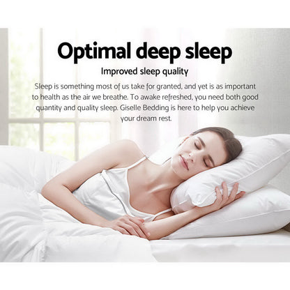 Giselle Bedding 700GSM Microfibre Bamboo Quilt Super King QUILT-BAM-700-SK