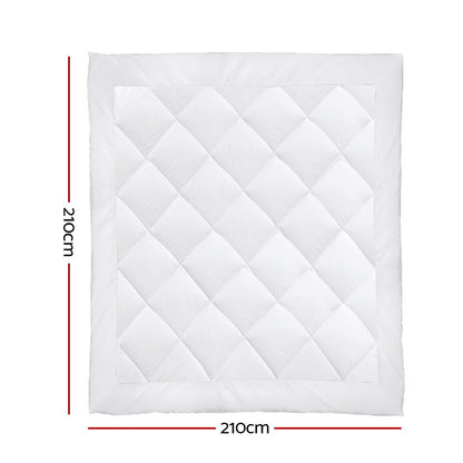 Giselle Bedding 800GSM Microfibre Bamboo Quilt Queen QUILT-BAM-800-Q