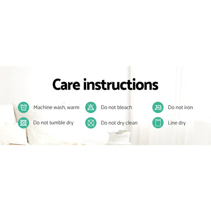 Giselle Bedding Faux Mink Quilt Blue Super King QUILT-FM-TEAL-SK