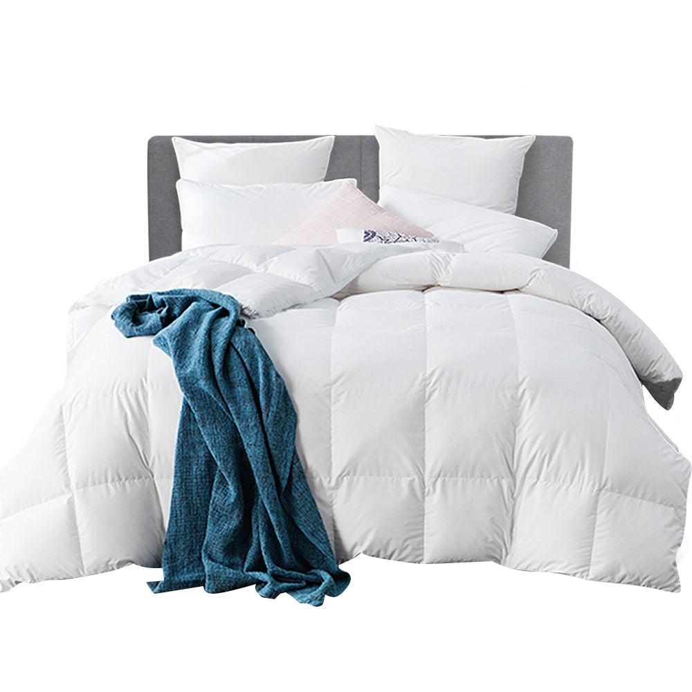 Giselle Bedding 700GSM Goose Down Feather Quilt Super King QUILT-GOOSE-700-SK