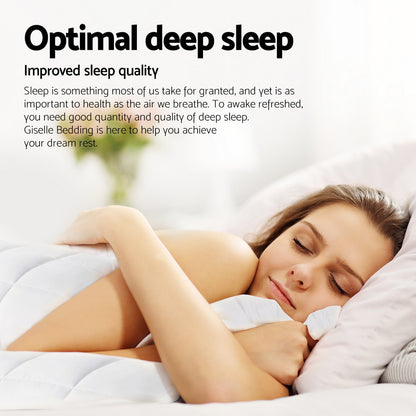 Giselle Bedding 800GSM Goose Down Feather Quilt Winter Blanket Duvet Comforter Double QUILT-GOOSE-800-D1