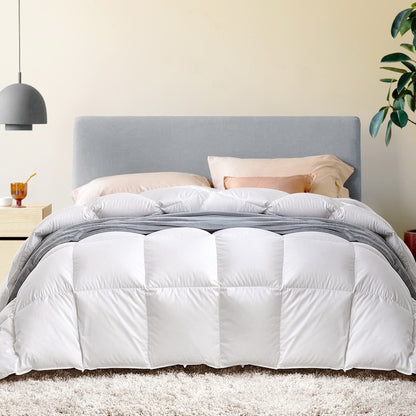 Giselle Bedding 500GSM Goose Down Feather Quilt Super King QUILT-GOOSE-95-SK