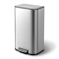 Cefito Kitchen Trash Can 40L Pedal Bins Rubbish Bin Steel with Soft Close Lid, Removable Inner Bucket, RB-40L-1C-GY