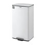 Cefito Pedal Bins Rubbish Bin Waste Recycle Dustbins Kitchen Trash Can 40L White RB-40L-C-WH