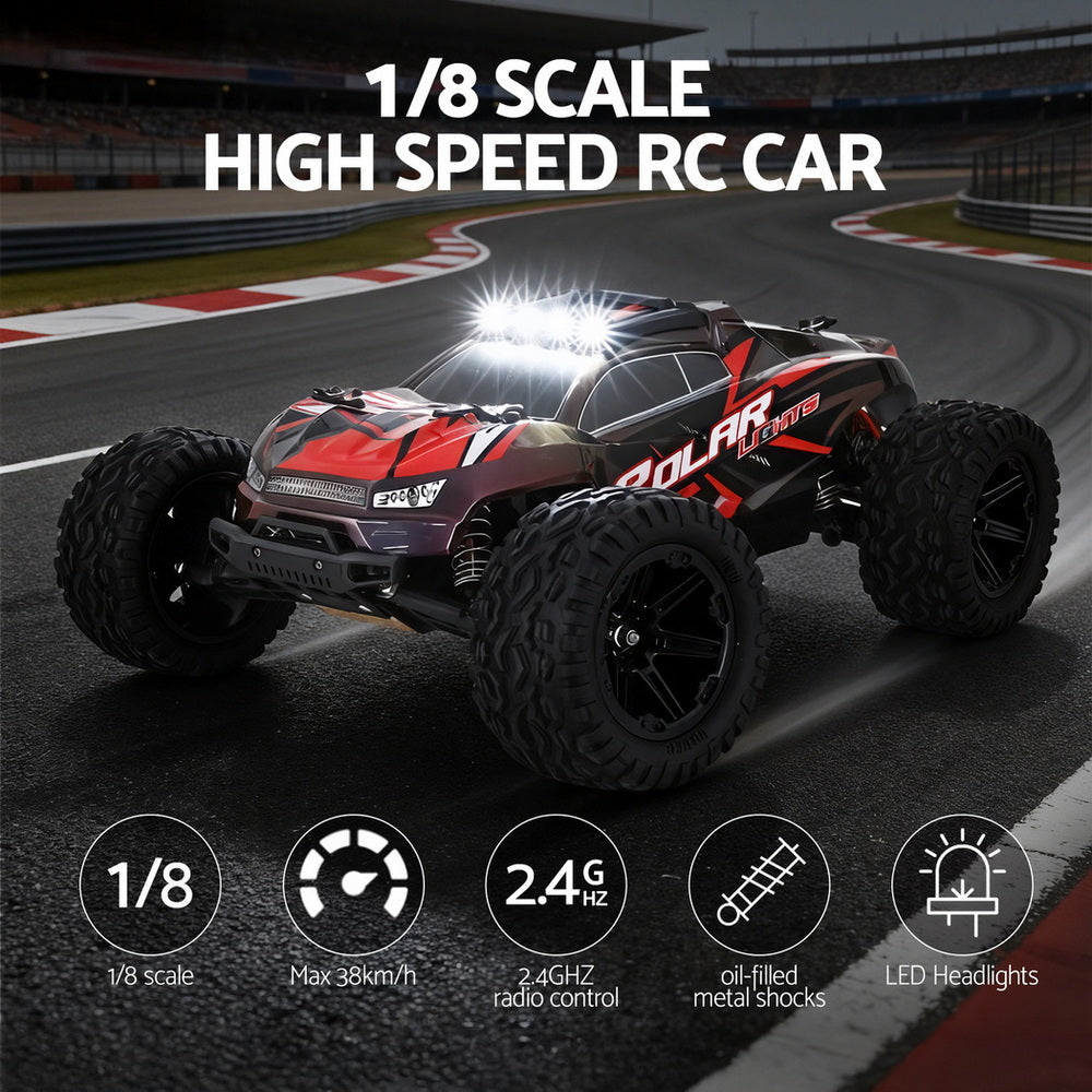 Keezi Kids Remote Control Car Off-Road Truck with Lights Electric Vehicle Toys RC-CAR-2WD-100M