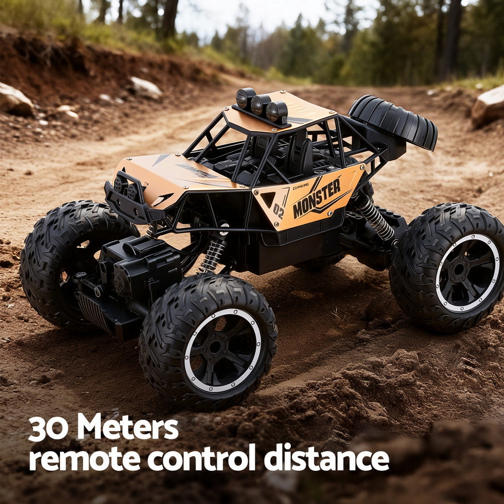 Keezi Kids Remote Control Car 5KM/H Off-Road Truck Electric Vehicle Outdoor Toys RC-CAR-4WD-50M