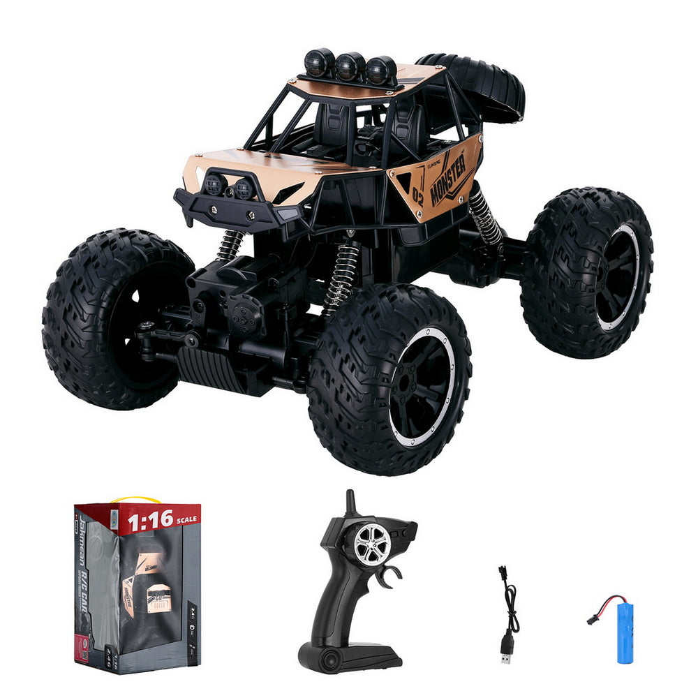 Keezi Kids Remote Control Car 5KM/H Off-Road Truck Electric Vehicle Outdoor Toys RC-CAR-4WD-50M