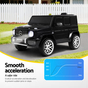 Kids Electric Ride On Car Mercedes-Benz Licensed AMG G63 Toy Cars 12V Black RCAR-AMG63-12V-BK