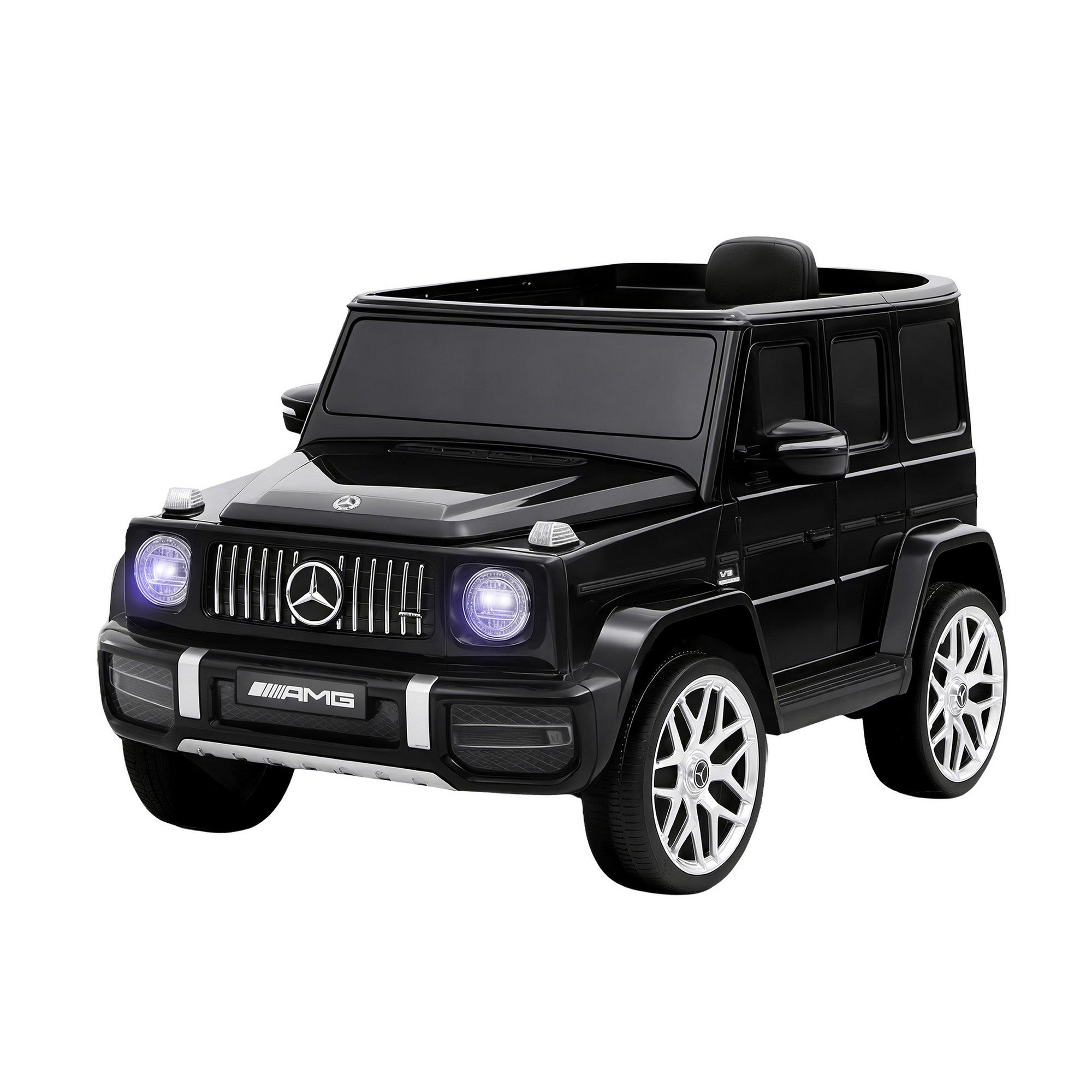 Kids Electric Ride On Car Mercedes-Benz Licensed AMG G63 Toy Cars 12V Black RCAR-AMG63-12V-BK