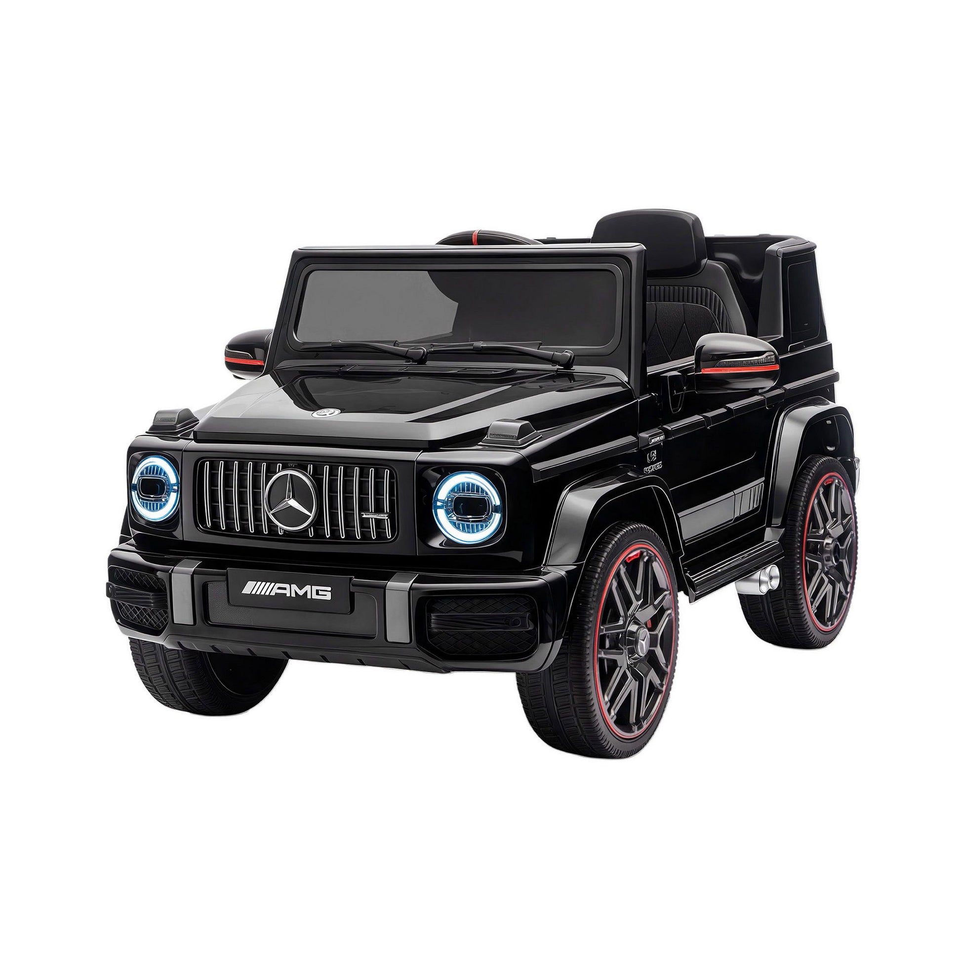 Kids Electric Ride On Car G63 Toy Cars Remote Control Black RCAR-AMG63-LS-BK