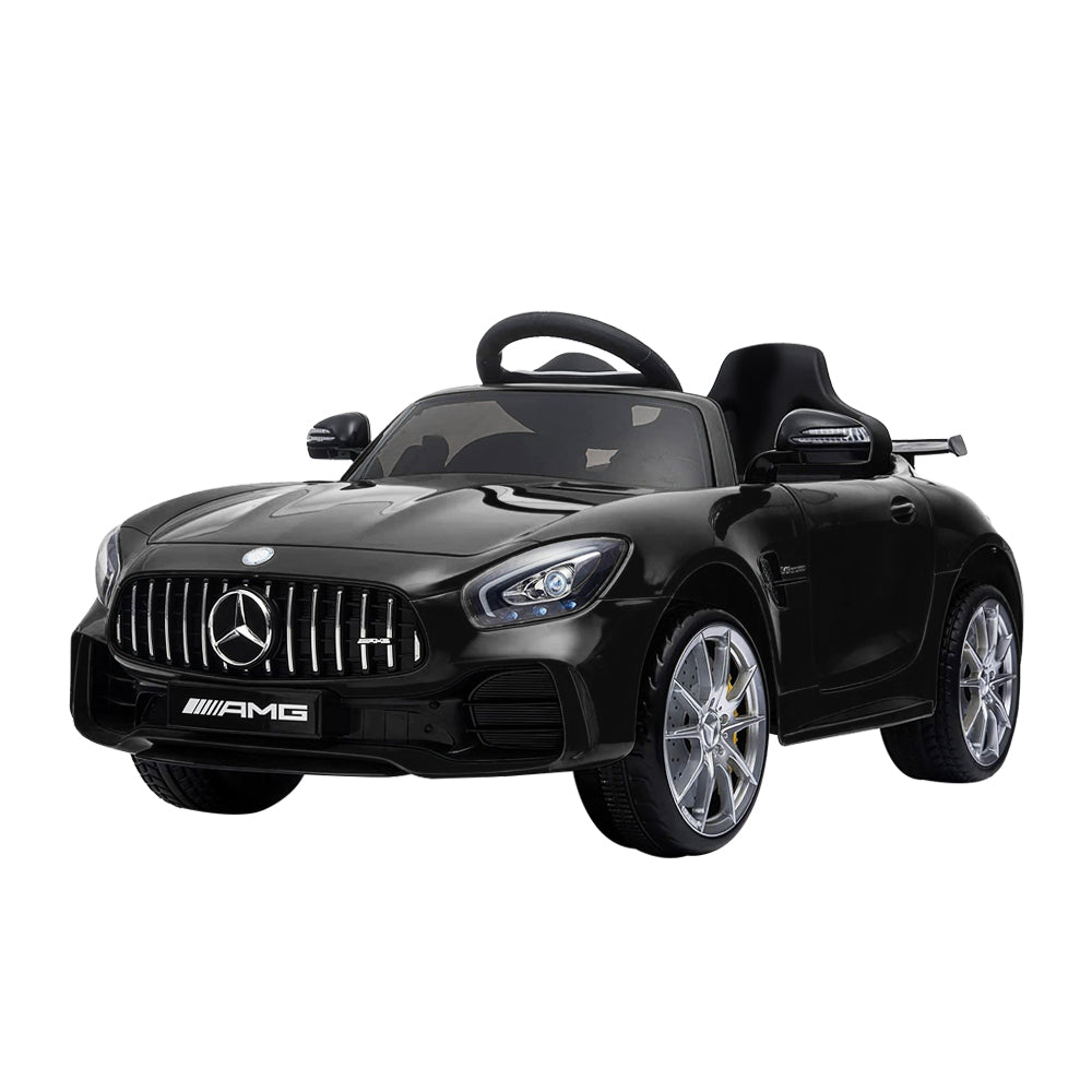 Kids Electric Ride On Car Mercedes-Benz AMG GTR Licensed Toy Cars 12V Black RCAR-AMGGTR-BK