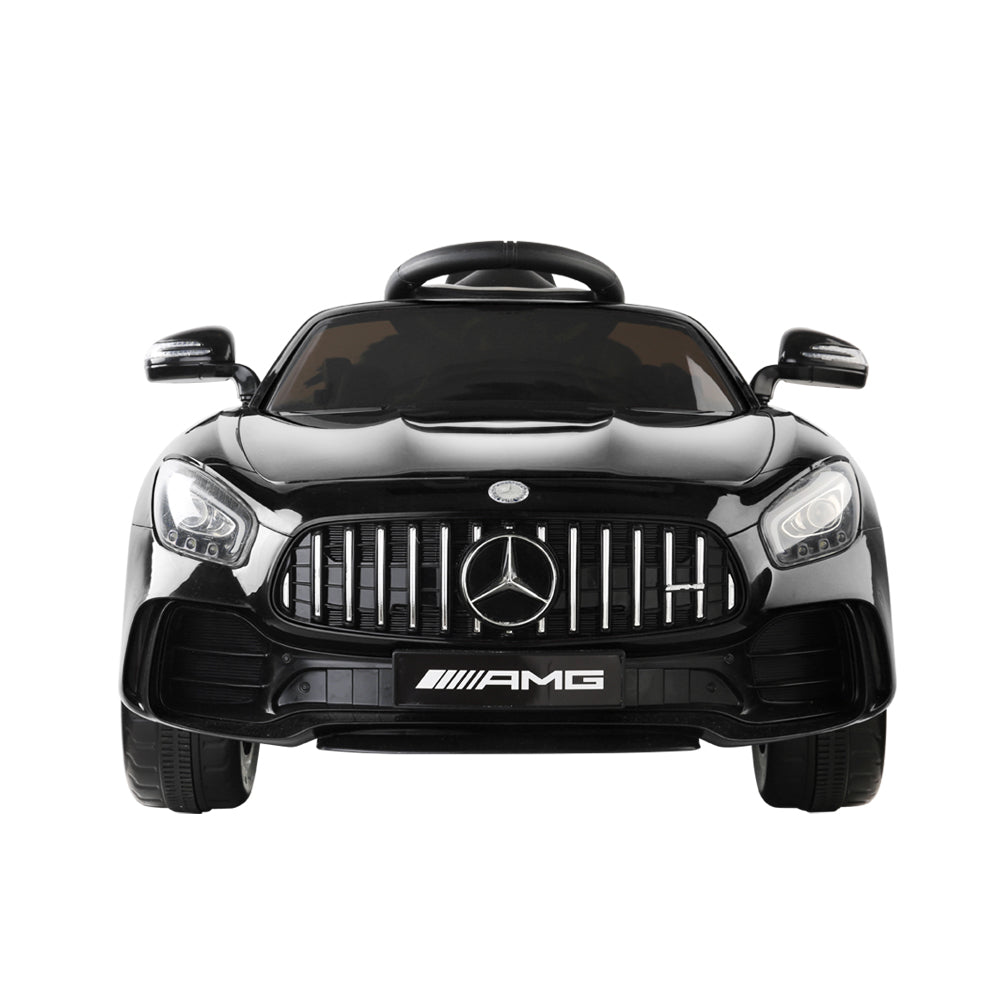 Kids Electric Ride On Car Mercedes-Benz AMG GTR Licensed Toy Cars 12V Black RCAR-AMGGTR-BK
