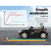 Kids Electric Ride On Car Mercedes-Benz AMG GTR Licensed Toy Cars 12V Black RCAR-AMGGTR-BK