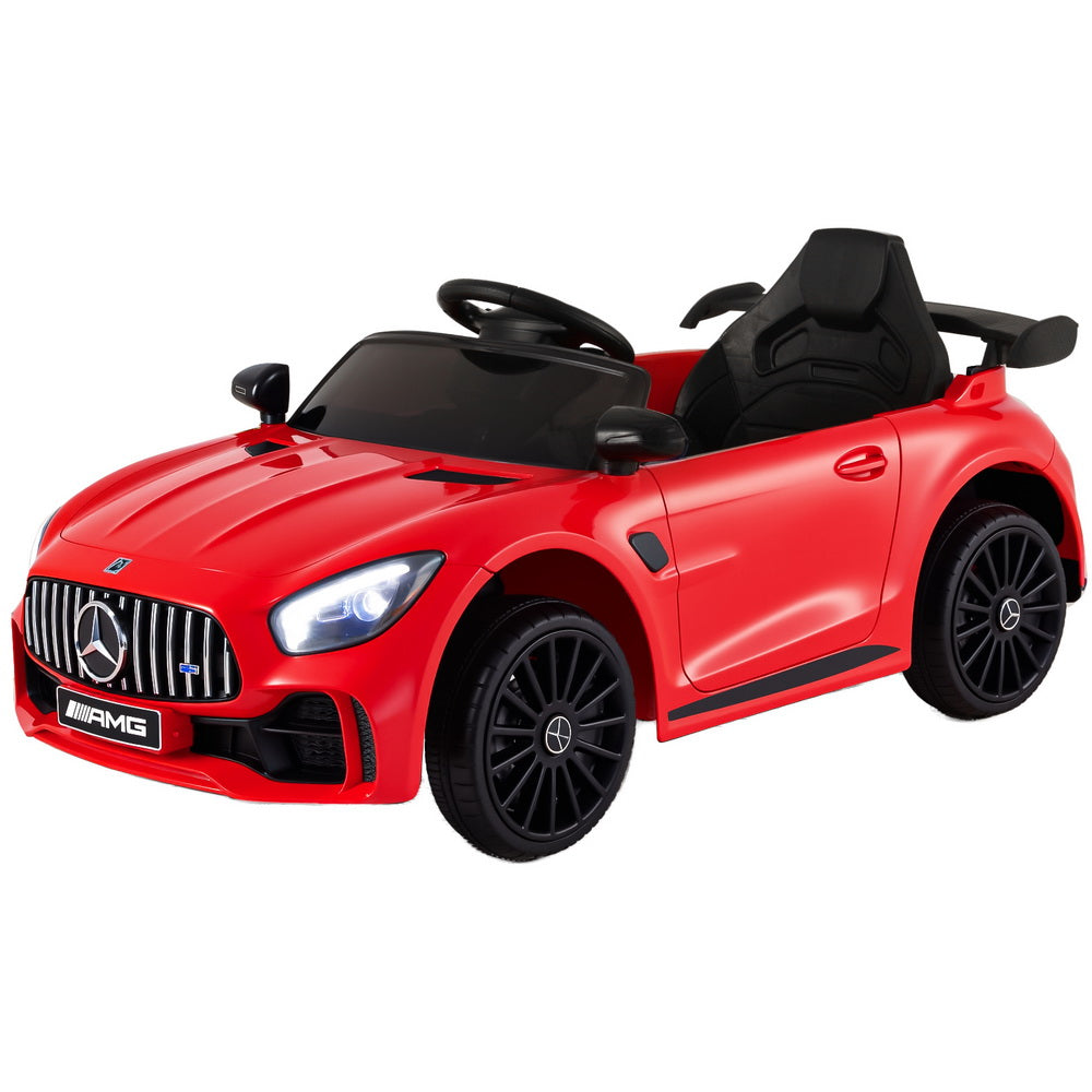 Kids Electric Ride On Car Mercedes-Benz AMG GTR Licensed Toy Cars Remote Red RCAR-AMGGTR-S-RD