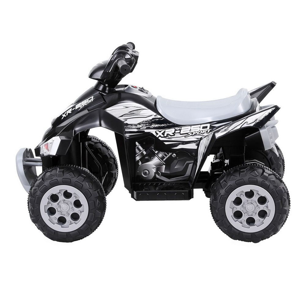 Rigo Kids Ride On Car ATV Quad Motorbike Electric Outdoor Toys 12V Black RCAR-ATV-XL-BK