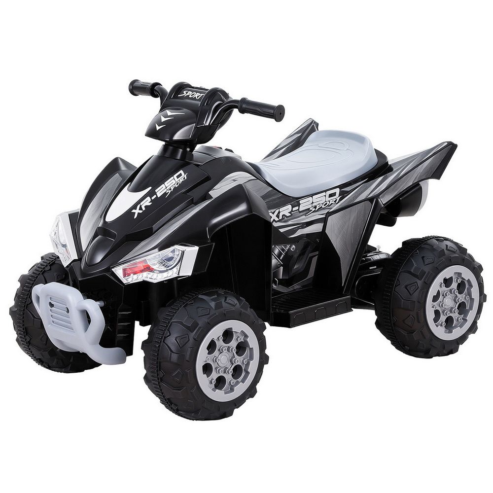 Rigo Kids Ride On Car ATV Quad Motorbike Electric Outdoor Toys 12V Black RCAR-ATV-XL-BK