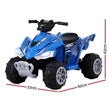 Rigo Kids Ride On Car ATV Quad Motorbike Electric Outdoor Toys 12V Blue RCAR-ATV-XL-BU