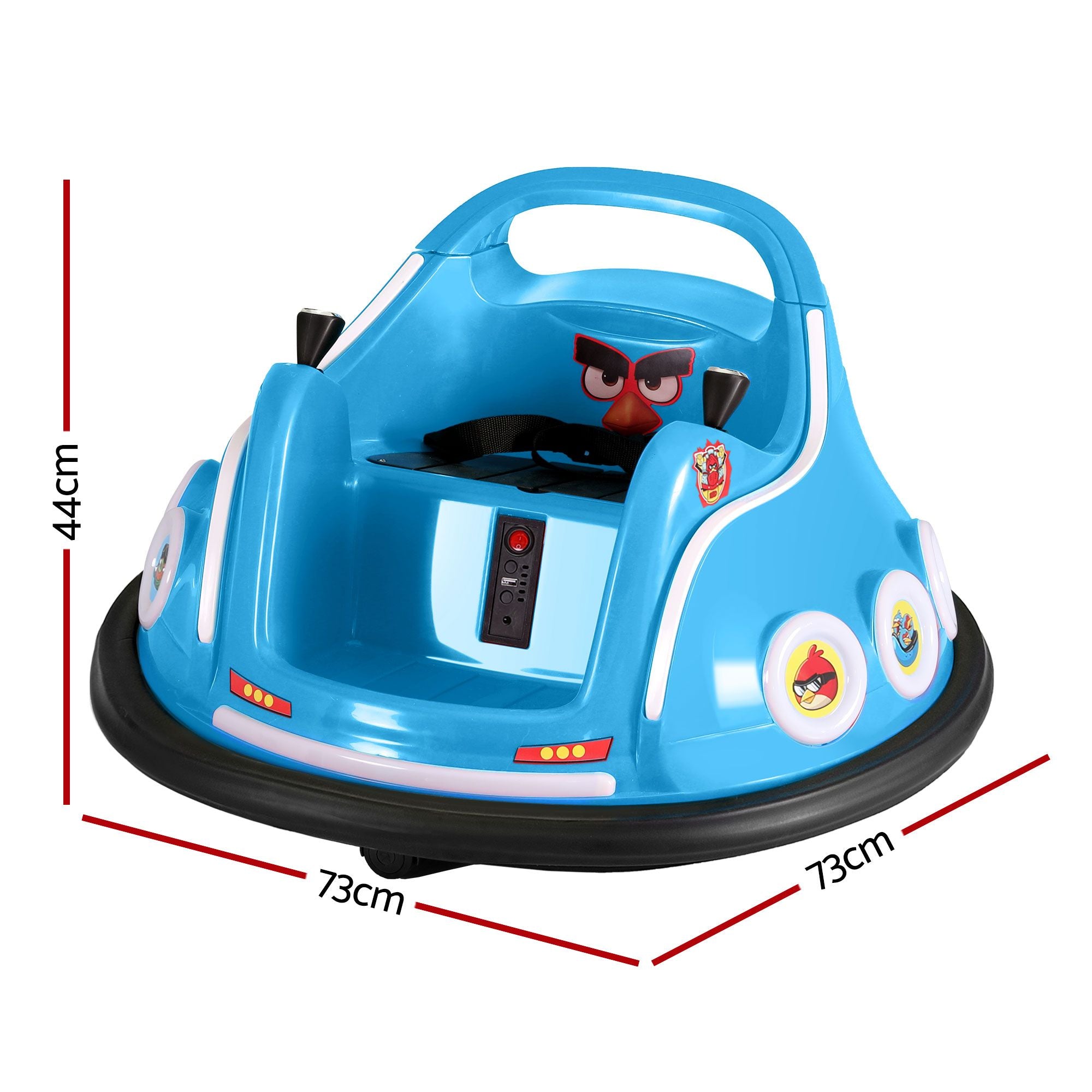 Kids Ride On Car Bumper Electric Toys Cars with Remote Control Stickers Light Blue Pink RCAR-BUMPER-BUXPK