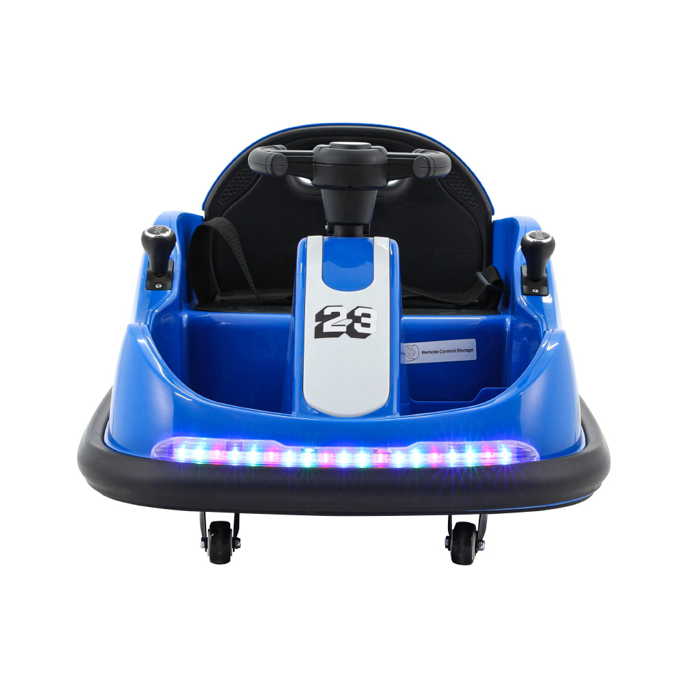 Rigo Kids Ride On Car Bumper Kart 6V Electric Toys Cars Remote Control Blue RCAR-BUMPER-KART-BU