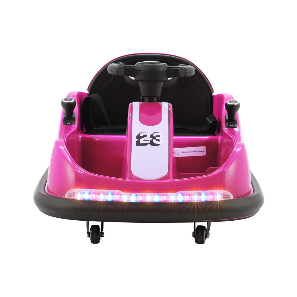 Rigo Kids Ride On Car Bumper Kart 6V Electric Toys Cars Remote Control Pink RCAR-BUMPER-KART-PK
