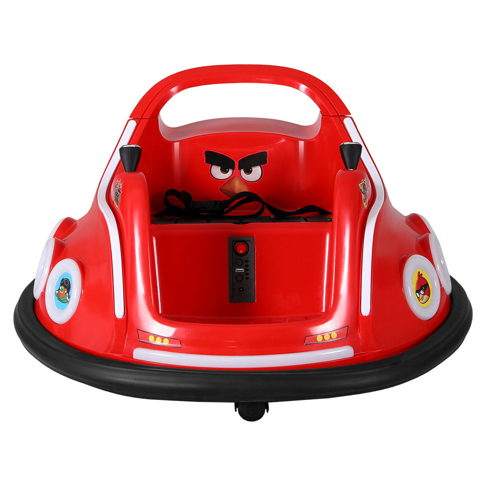 Kids Ride On Car Bumper Electric Ride On Cars Light Remote Angry Birds Sticker Red RCAR-BUMPER-RD