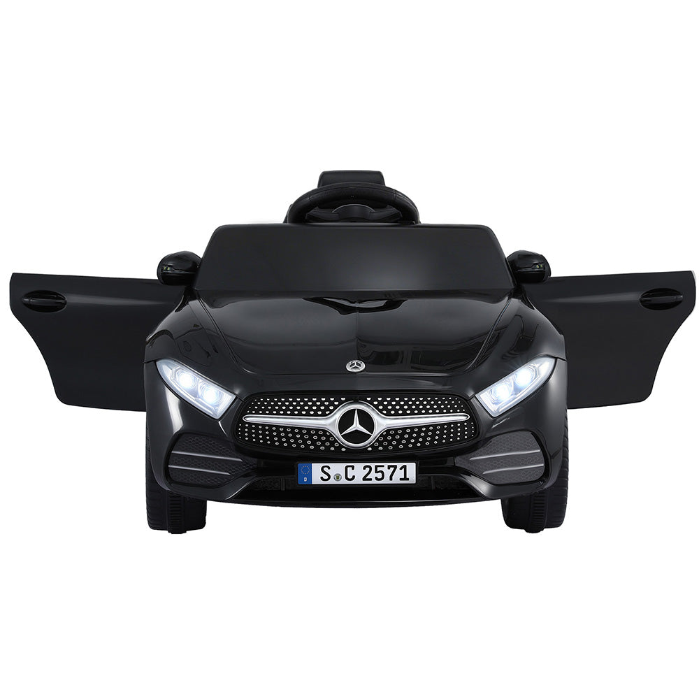 Kids Electric Ride On Car Licensed Outdoor Toys Cars Music Remote Black RCAR-CLS350-LS-BK
