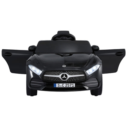 Kids Electric Ride On Car Licensed Outdoor Toys Cars Music Remote Black RCAR-CLS350-LS-BK