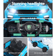Rigo Kids Electric Ride On Car SUV Range Rover-inspired Toy Cars Remote 12V Blue RCAR-EVOQUE-BU