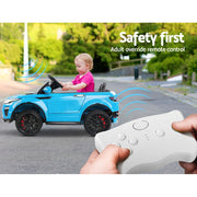 Rigo Kids Electric Ride On Car SUV Range Rover-inspired Toy Cars Remote 12V Blue RCAR-EVOQUE-BU