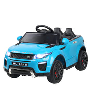 Rigo Kids Electric Ride On Car SUV Range Rover-inspired Toy Cars Remote 12V Blue RCAR-EVOQUE-BU
