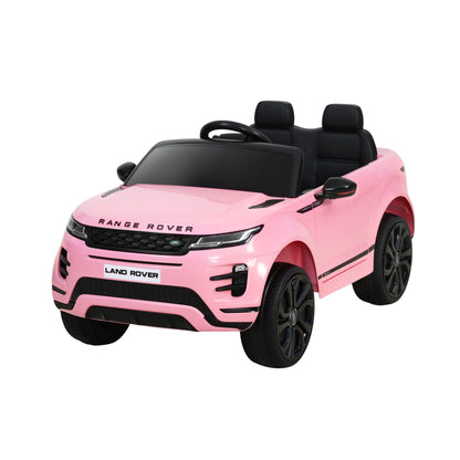 Kids Electric Ride On Car Land Rover Licensed Toy Cars Remote 12V Battery Pink RCAR-EVOQUE-LS-PK
