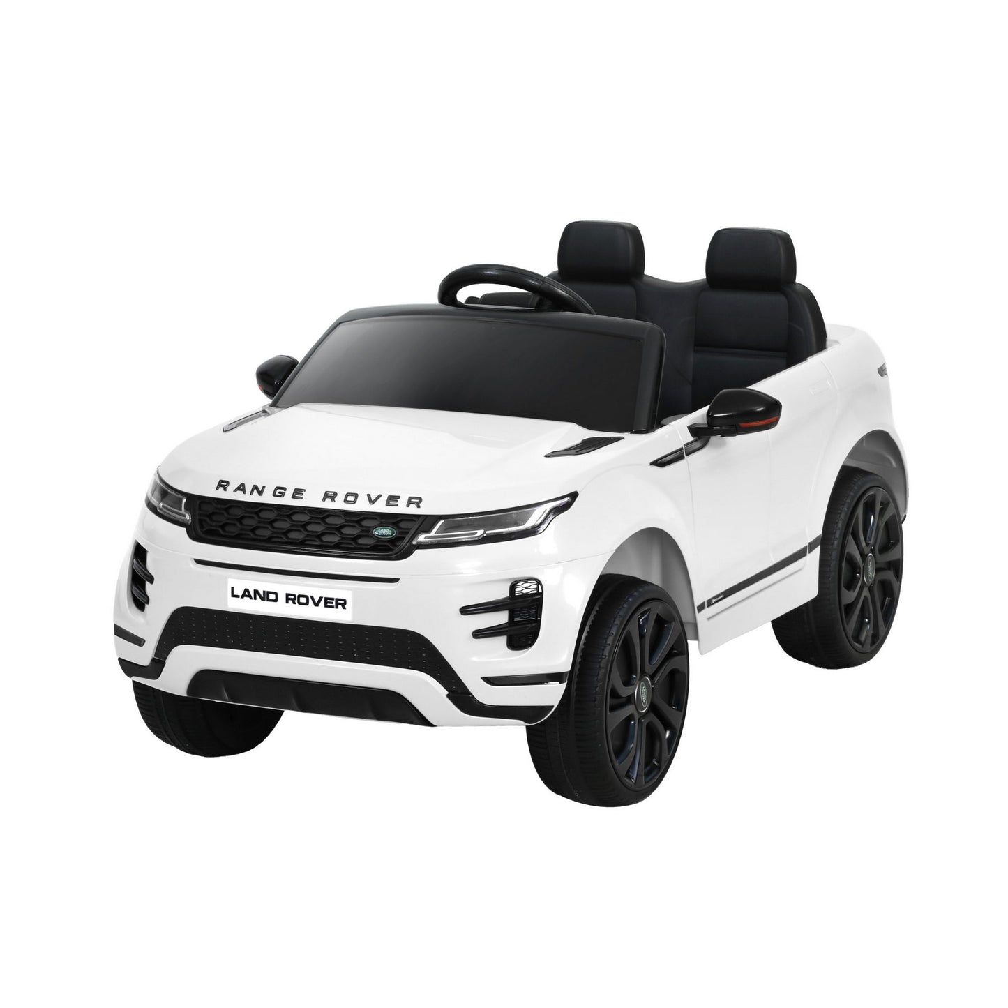 Kids Electric Ride On Car Land Rover Licensed Toy Cars Remote 12V Battery White RCAR-EVOQUE-LS-WH