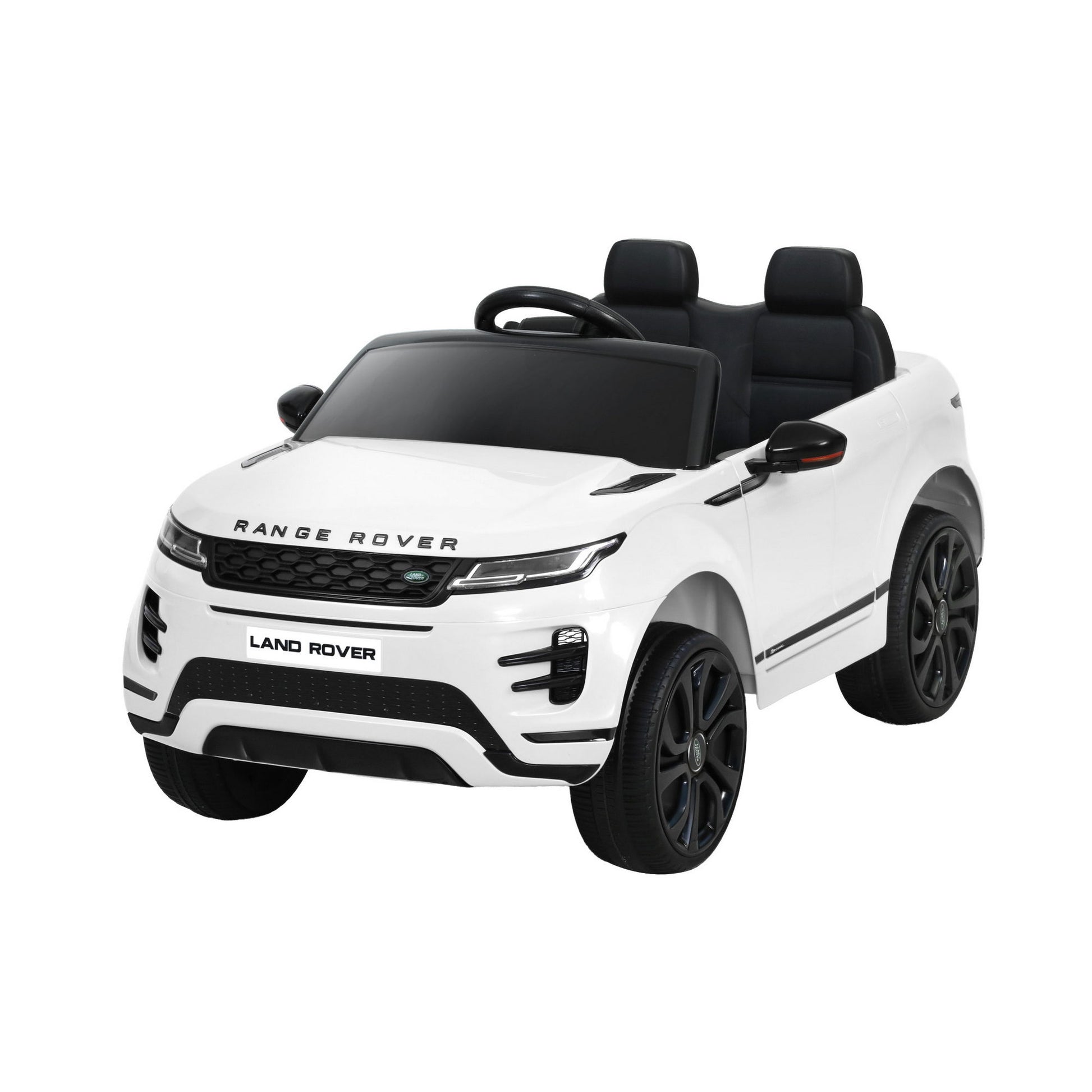 Kids Electric Ride On Car Land Rover Licensed Toy Cars Remote 12V Battery White RCAR-EVOQUE-LS-WH